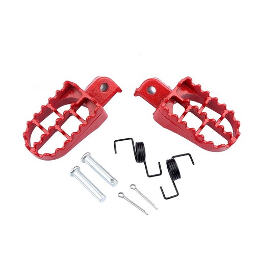 Dirt bike foot pegs set - dirt,