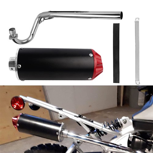 Red stainless pit dirt bike - red,