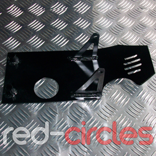 Black kickstart skid bash sump - kickstart,