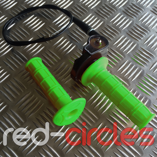 Green pit dirt bike - green,